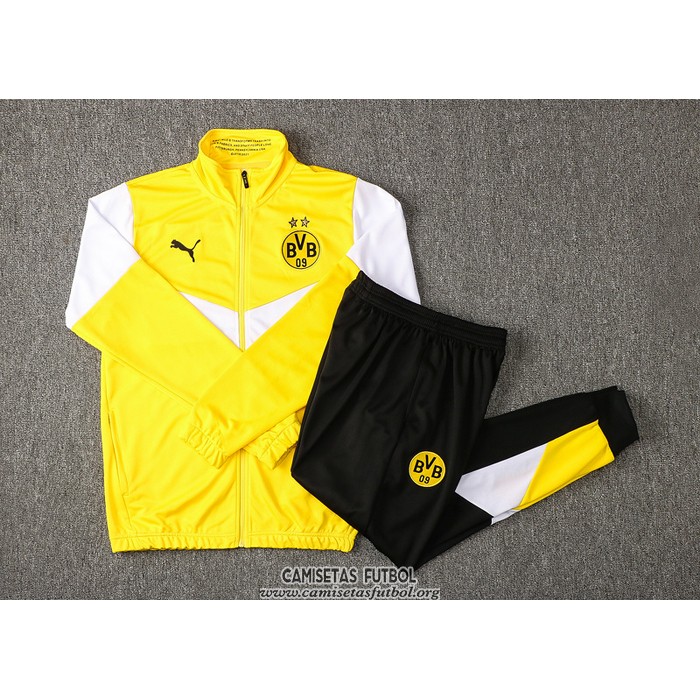 Chandal de Chaqueta del Borussia Dortmund 2021/2022 Amarillo
